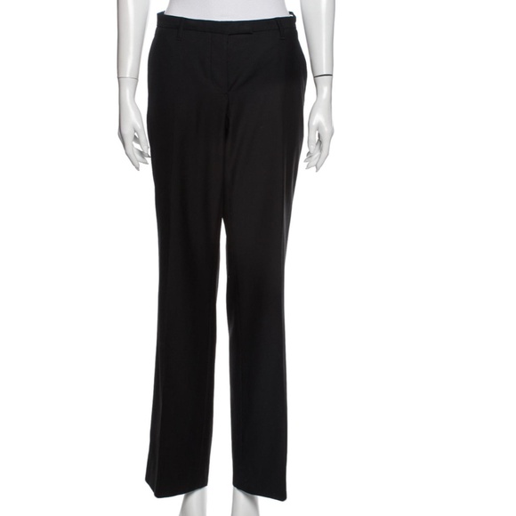 Beautiful Helmut Lang Side-Striped Virgin Wool Pants Sz 10 - Picture 2 of 2